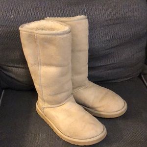 Warm tall UGG boots